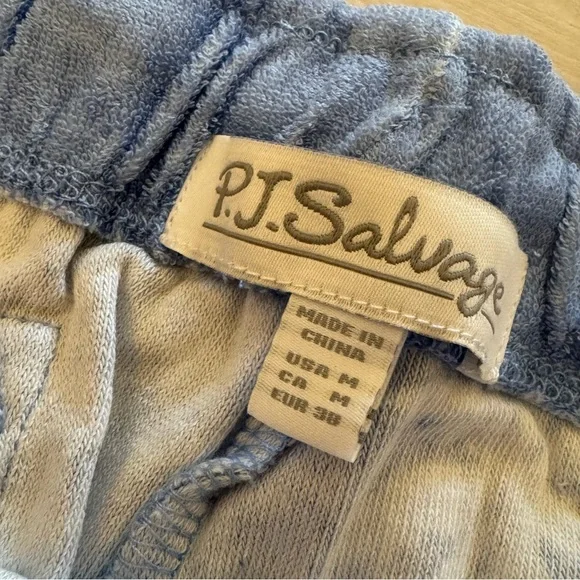 PJ Salvage Blue Palm Tree Lounge Pants NWT - Picture 5 of 6